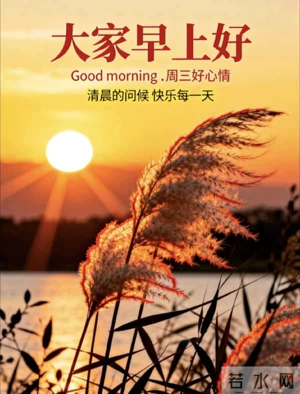 2025.12.10 冬天周三早安愉快！最新精美周三早上好温馨祝福语图片