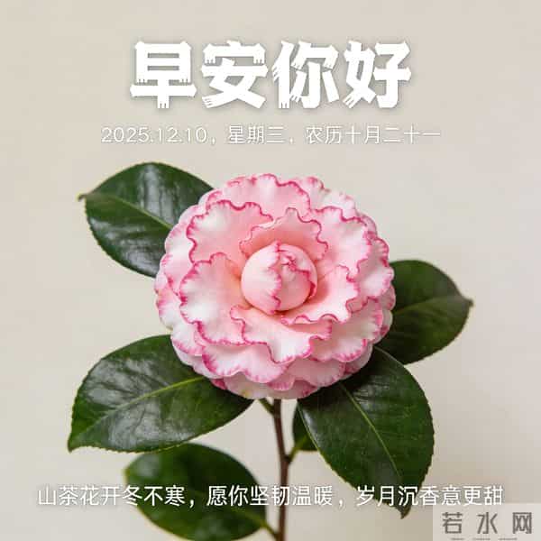 2025.12.10 早安祝福 围巾手套御严寒 亲友叮咛情意暖 早安幸福万年长