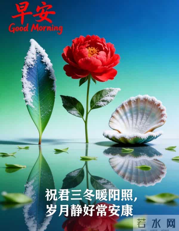 12月9日早上好 平凡的生活有知已和朋友 美好的清晨不忘牵挂与问候