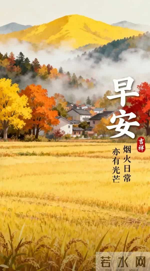 2025年12月09日早上好 早上好温馨问候祝福语 早安精美图片 周二愉快