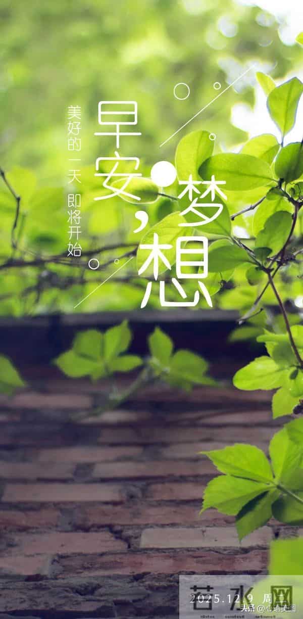 早安正能量图片文案:去爱,去拼,去活出热辣滚烫的生命!