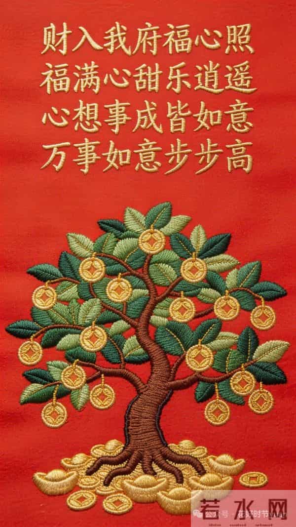 财入我府福心照,心想事成皆如意,万事如意步步高