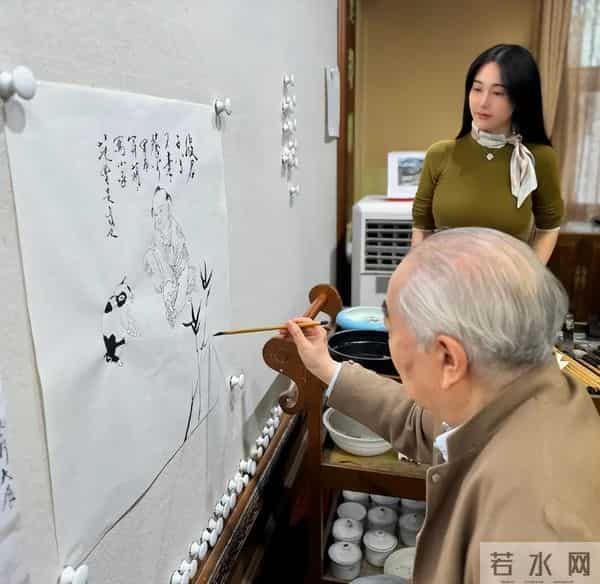 87岁范曾老来得子!发文与女儿继子断亲,亿万身家交现任妻子打理