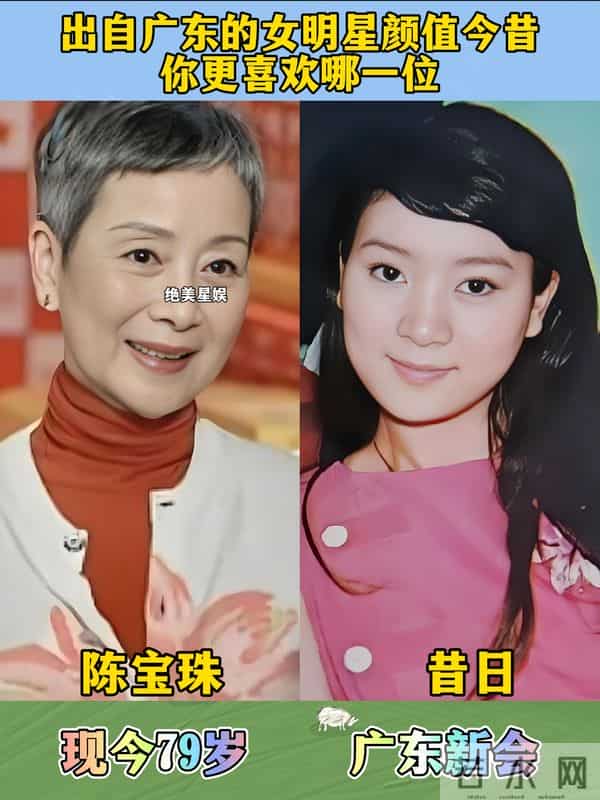 出自广东的女明星颜值今昔，有的变化较大，你认识几位呢