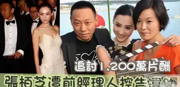 越扒越有!张柏芝被追债牵出,与三任经纪人反目过,理由出奇一致