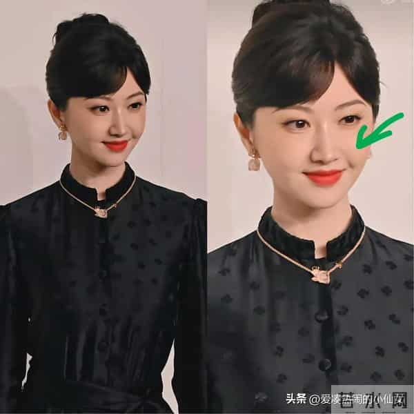 这夜，骨相极佳的周也，笑脸相迎的章子怡，都败给了气场全开的她