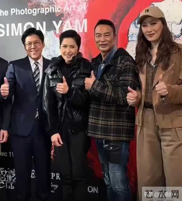 70岁任达华当着老婆的面 和60岁邵美琪亲嘴靠肩膀 霍启刚也到场支持