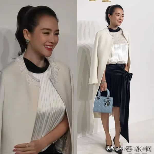 这夜，骨相极佳的周也，笑脸相迎的章子怡，都败给了气场全开的她