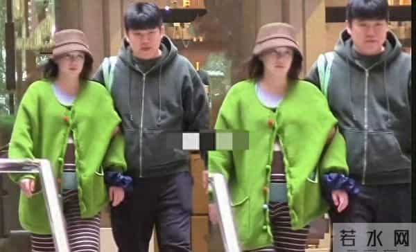 37岁阚清子孕后期 素颜白皙有光泽 老公挽着她的胳膊走路太恩爱