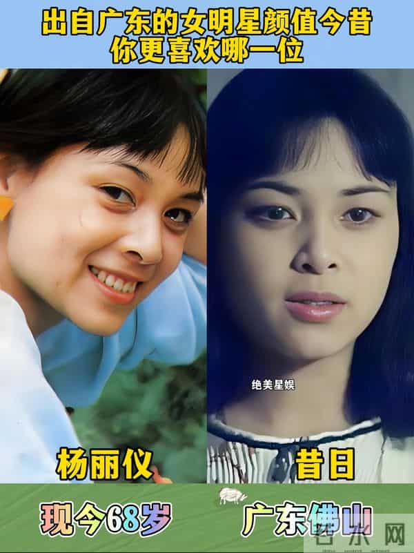 出自广东的女明星颜值今昔，有的变化较大，你认识几位呢