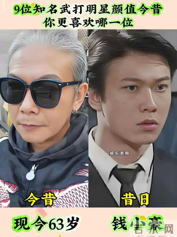 知名武打明星演员颜值今昔,有的变化较大,你认识几位呢