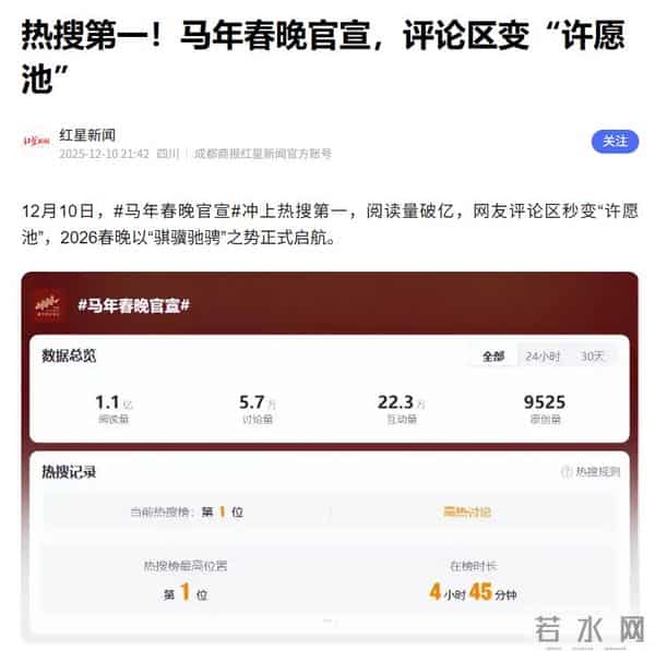 26年央视春晚官宣,不到24小时!三大恶心一幕出现,陈佩斯没说错