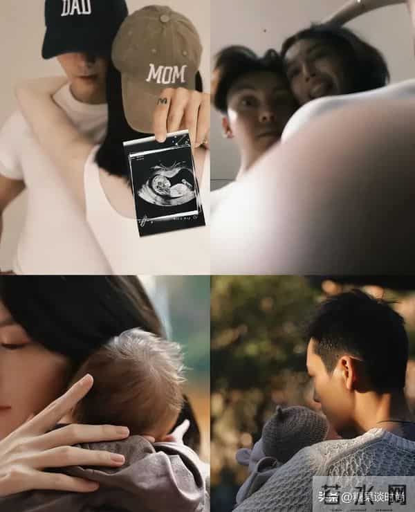 36岁何穗,驼色毛绒短外套 + 白色阔腿裤,浅色系穿搭显年轻随性