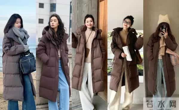 今年爆火的“棕色羽绒服”，太美太好看了！