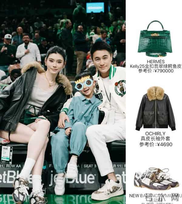 奚梦瑶好奢侈，背79万的包陪儿女游玩，女儿萌宠可爱大长腿