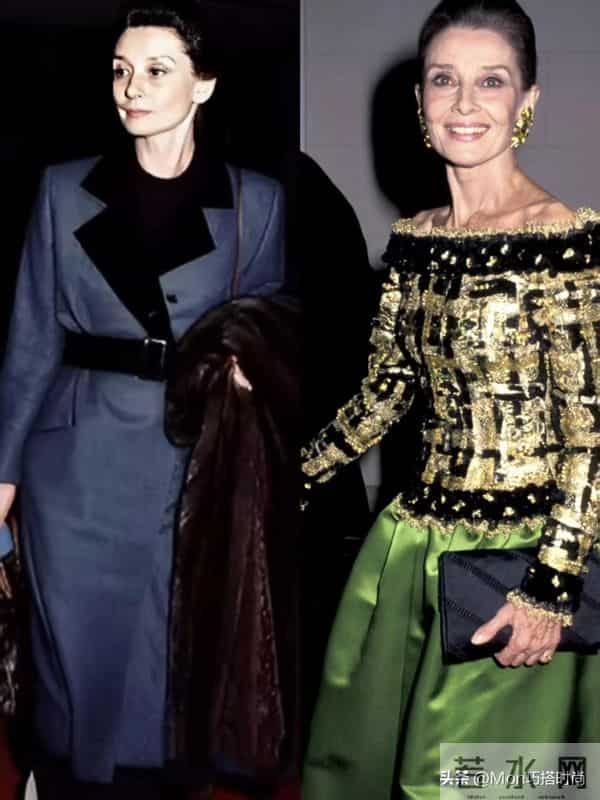 看了赫本的老年状态，我悟了：衣穿长、发盘起，体态端庄才更得体