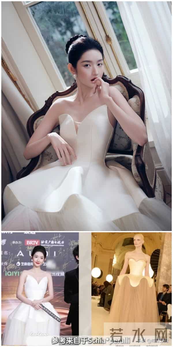 离开杨玏之后的王玉雯资源大降级，时尚博主揭露上身盗版礼服