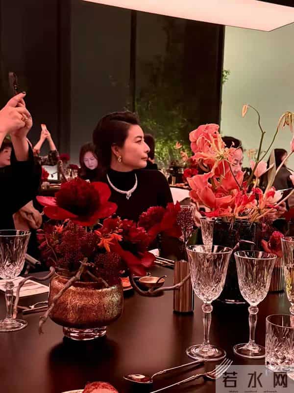 卡地亚晚宴,妖艳四射的巩俐和宋佳,败给了全“裹”出镜的郭晶晶
