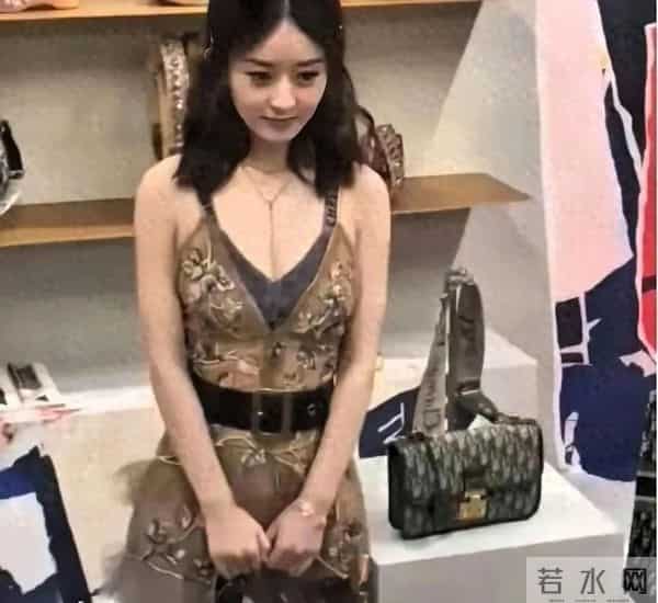 天呐！我第一次看到赵丽颖穿这么性感！皮肤好白 身材简直好到