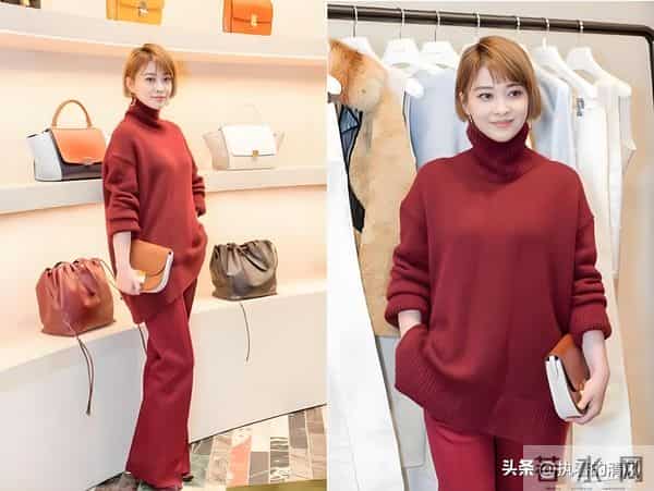 50岁梅婷换发型像换了个人!波波头配毛衣减龄25岁,松弛感太绝