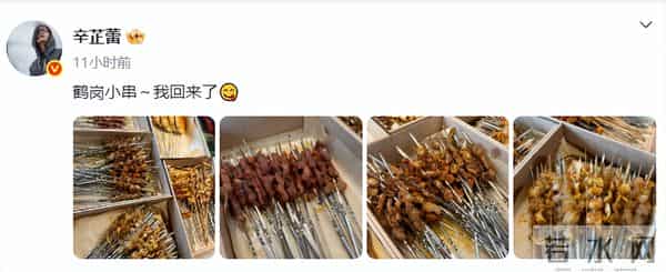 硬气反击6天后,回老家鹤岗撸串的辛芷蕾,没给郝蕾留一点体面