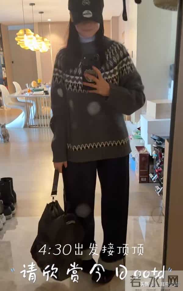 董洁分享日常，买菜做饭接顶顶上下学，私底下特别地干练接地气