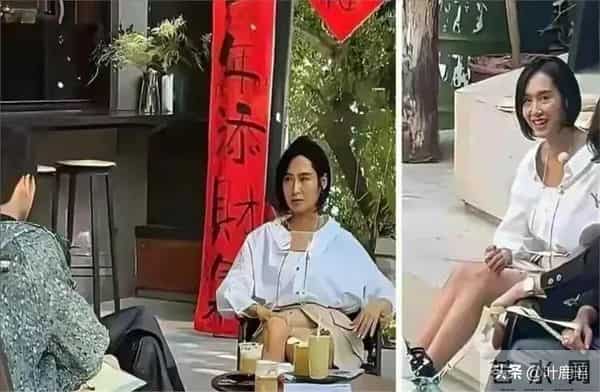 深圳街头偶遇朱茵皮肤黝黑身材矮小腿很短脸很小很年轻看不出52岁