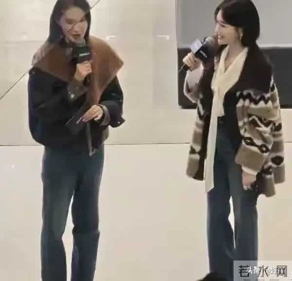 秦岚现身深圳万象天地 这姐本人也太有气质了 身材比例超绝 ！