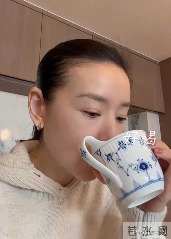 董洁分享日常，买菜做饭接顶顶上下学，私底下特别地干练接地气