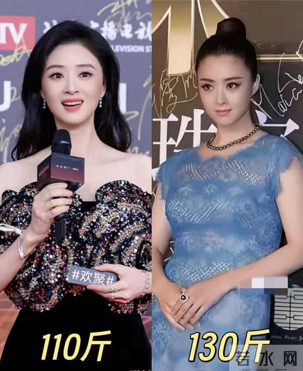 关晓彤金鸡颁奖直拍，穿红色礼服骨架太大，看着又老又小又胖又瘦