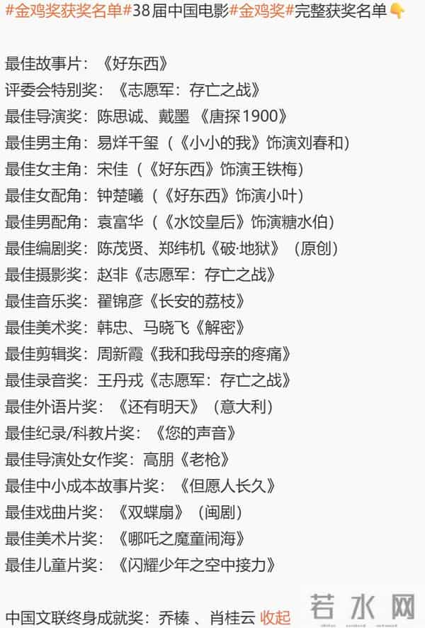 惠英红回应未获金鸡奖：不会放弃，明年带着作品再会