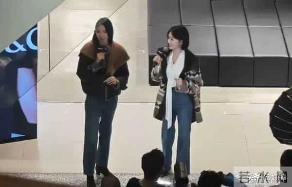 秦岚现身深圳万象天地 这姐本人也太有气质了 身材比例超绝 ！