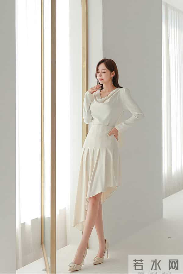 孙允珠——奶炫柔光真丝蕴彩鱼尾包臀裙