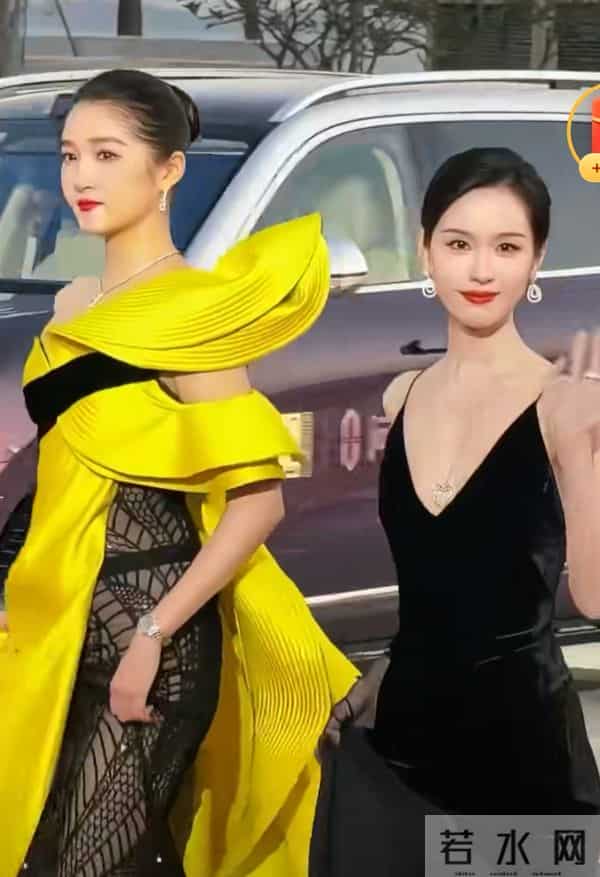 老天开眼了!关晓彤终于穿对 像神女下凡,辛芷蕾穿成紫茄子 好搞笑