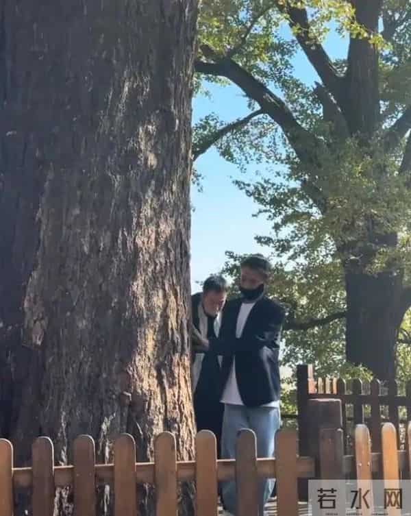 辛柏青带女儿出行，女儿长相漂亮