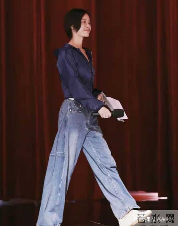 倪妮剪超短发亮相金鸡奖!俏皮利落秒变元气少女,网友:短发封神