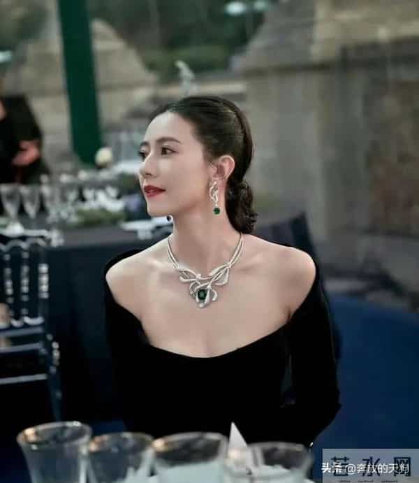 高圆圆晚宴造型封神！敦煌暗纹+天鹅颈，这才是东方美学天花板