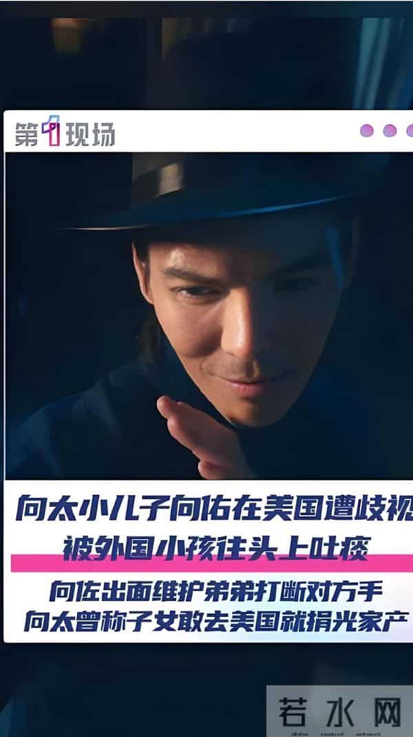 向太爆料：向佐曾经为弟弟向佑出头，打断了对方的手臂