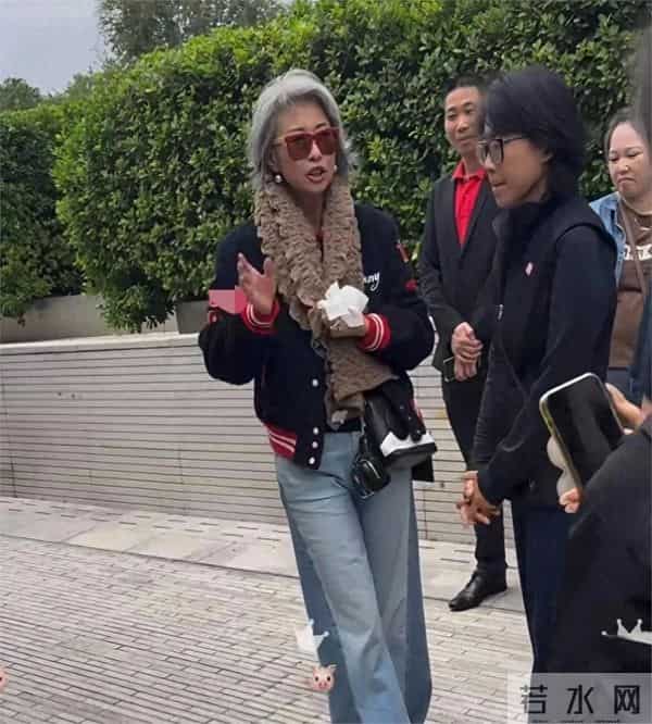 64岁叶蒨文在广东佛山逛街,没有医美痕迹,但白发苍苍太显老