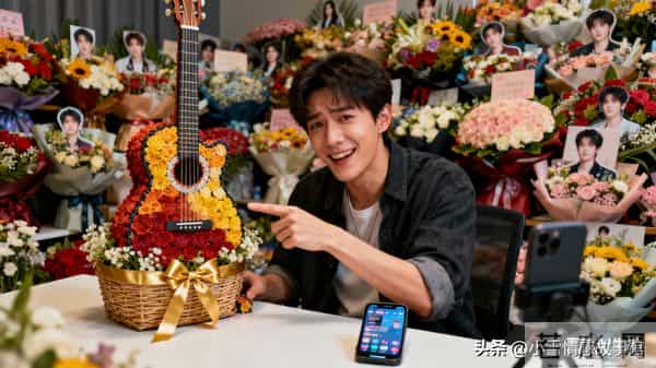30个花篮堆成山，刘宇宁独夸迪丽热巴的最好看这友情藏着逆袭密码