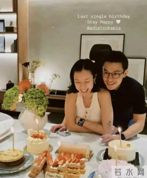 霍启仁婚礼照流出,老婆穿裹身裙小腹凸出似怀孕,看脸超像朱玲玲