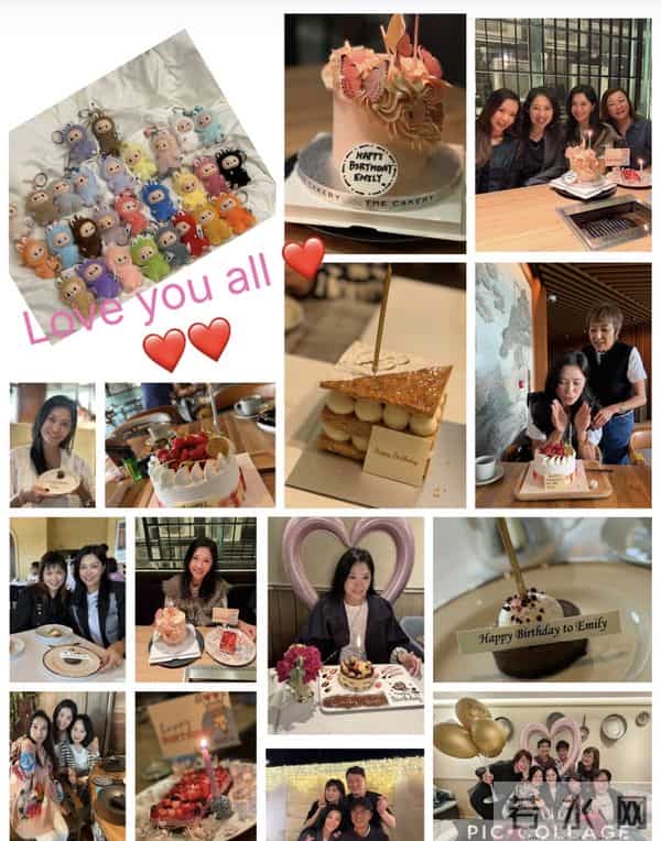 李克勤为妻庆生一脸沧桑，卢淑仪打扮简约显年轻，豪门邻居也在场