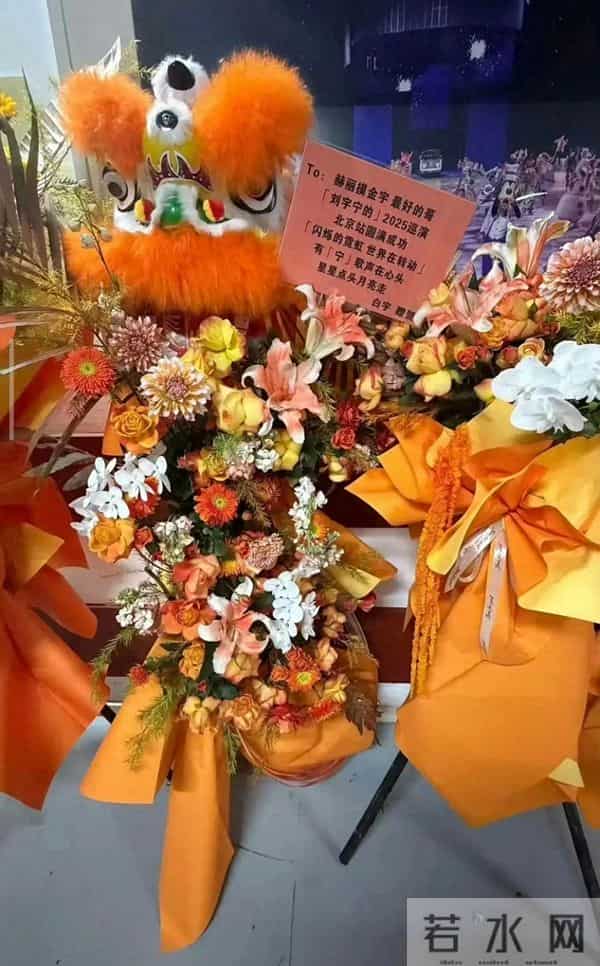 开推团给刘宇宁的花篮应援词