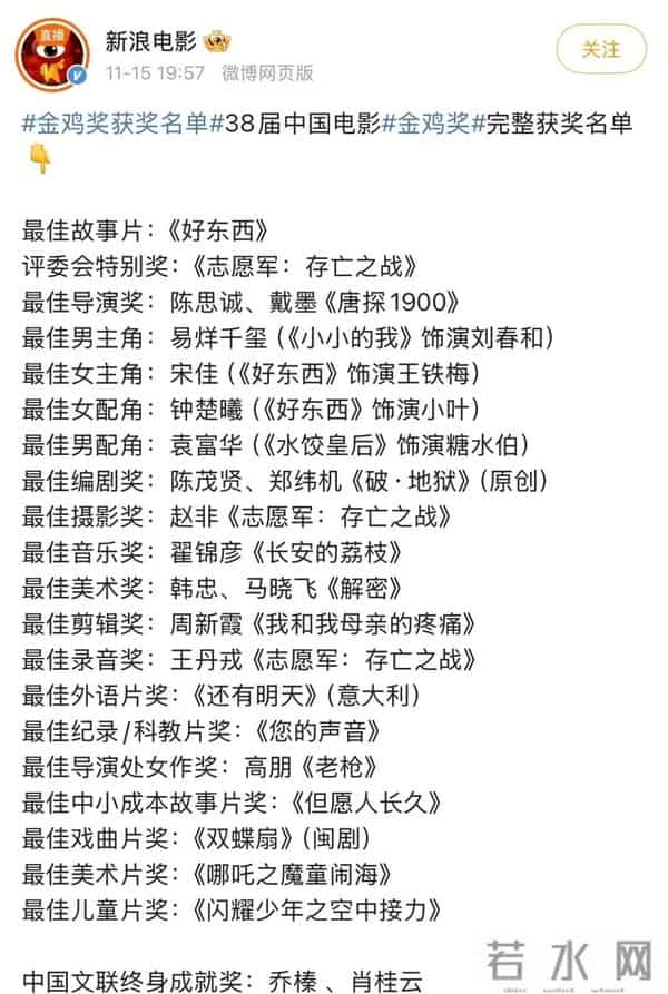 看到钟楚曦打败老戏骨，拿下金鸡奖最佳女配，才懂郭靖宇说的没错
