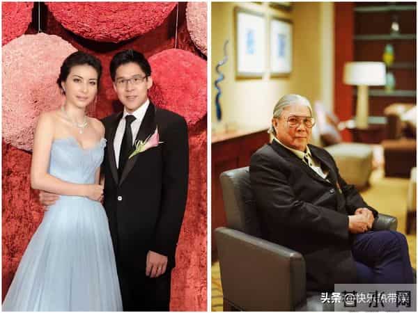 霍震霆朱玲玲出席三儿子婚礼，现场布置简单，不及当年霍启刚婚礼