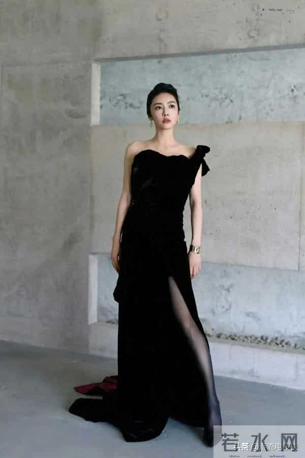 蔡文静,好看的黑裙丝袜穿搭