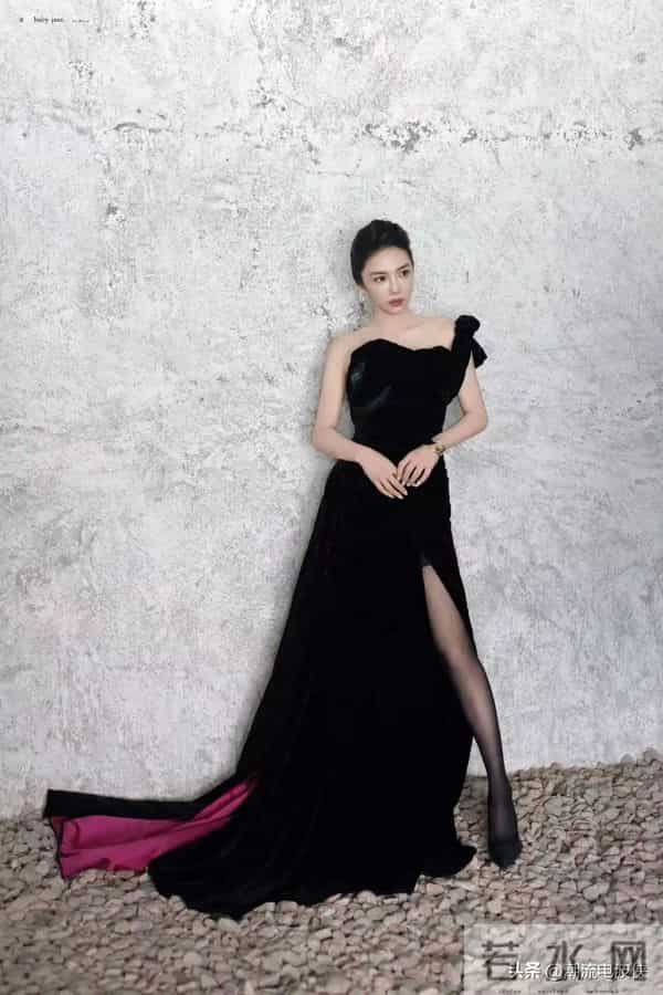 蔡文静,好看的黑裙丝袜穿搭