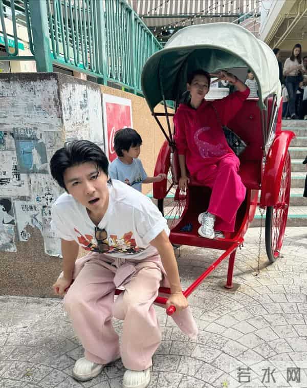 蔡少芬为小儿子庆生，她52岁了儿子才6岁，难怪一直拍戏不能退休