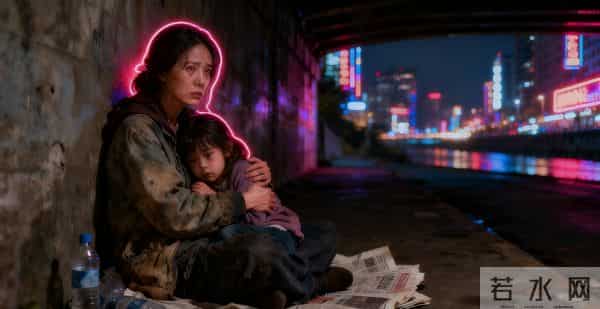 39岁离异净身出户，带着女儿睡桥洞。。。编个网剧故事