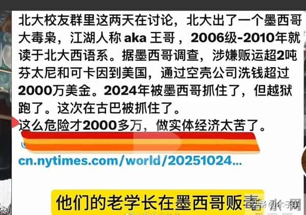 艺术来源于生活?墨西哥现实版的“绝命毒师”,北大毕业的高材生